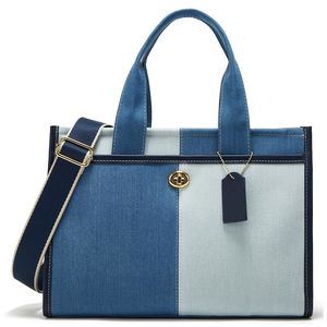 Canvas Tote Bag Large Denim Shoulder Bag Vintage Satchels Cute Hobo o_o